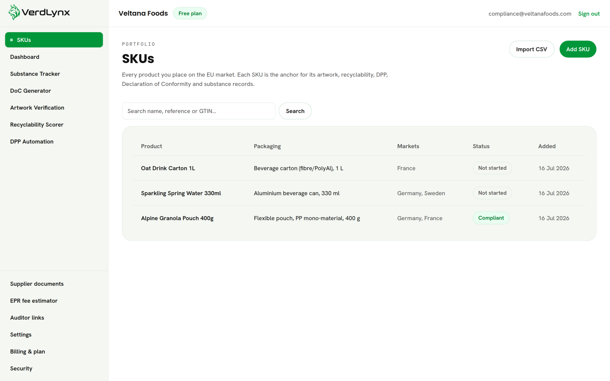 VerdLynx Website