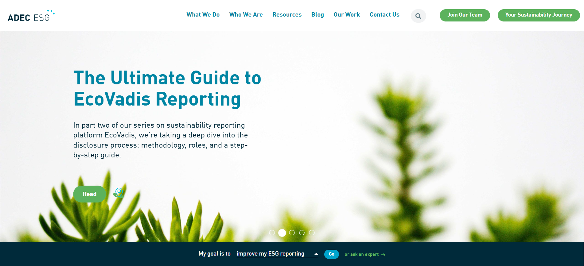 ADEC ESG Website