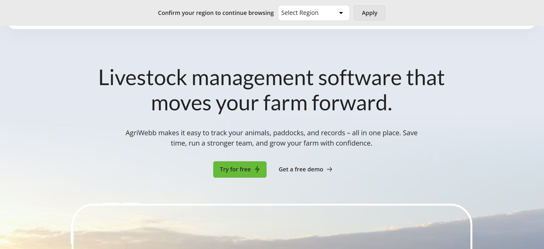 AgriWebb Website