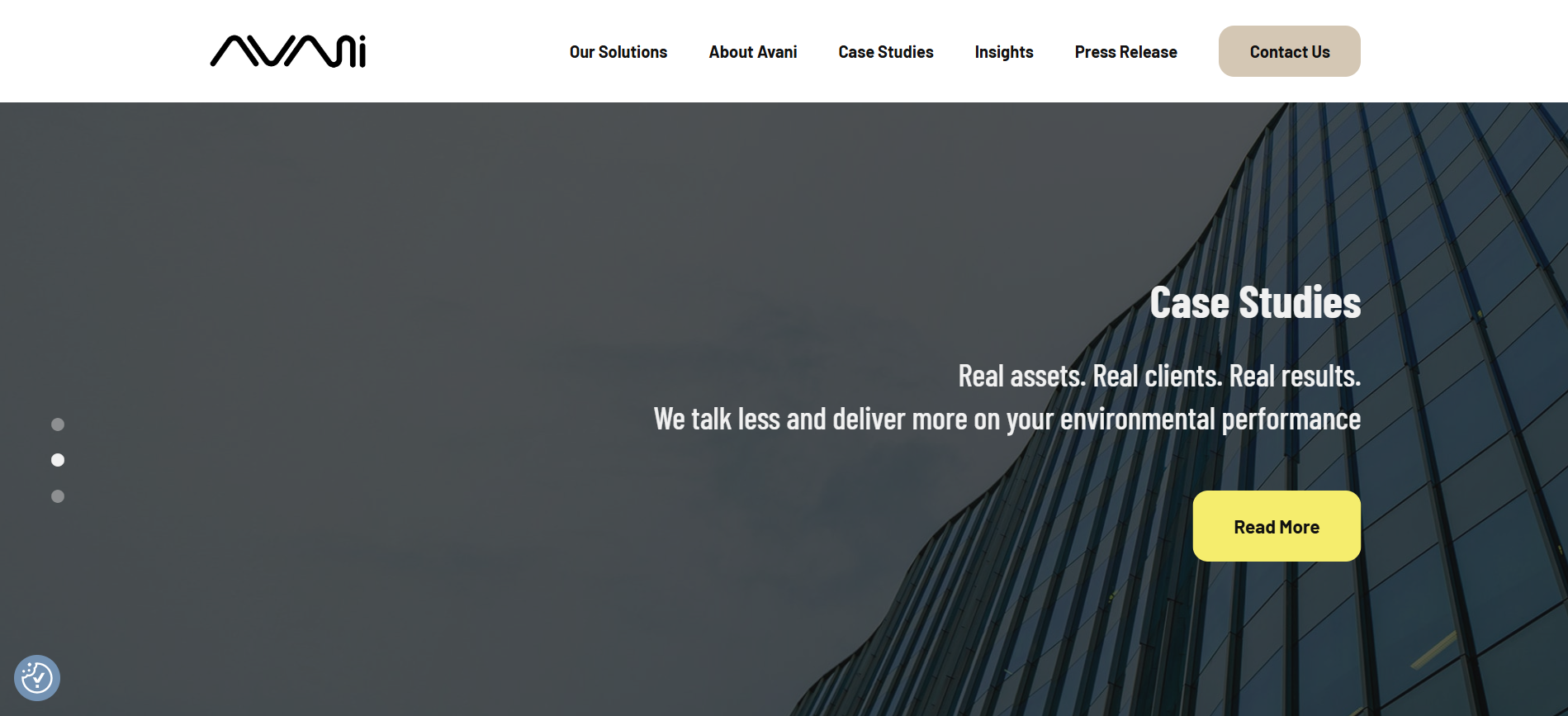 Avani Solutions Website