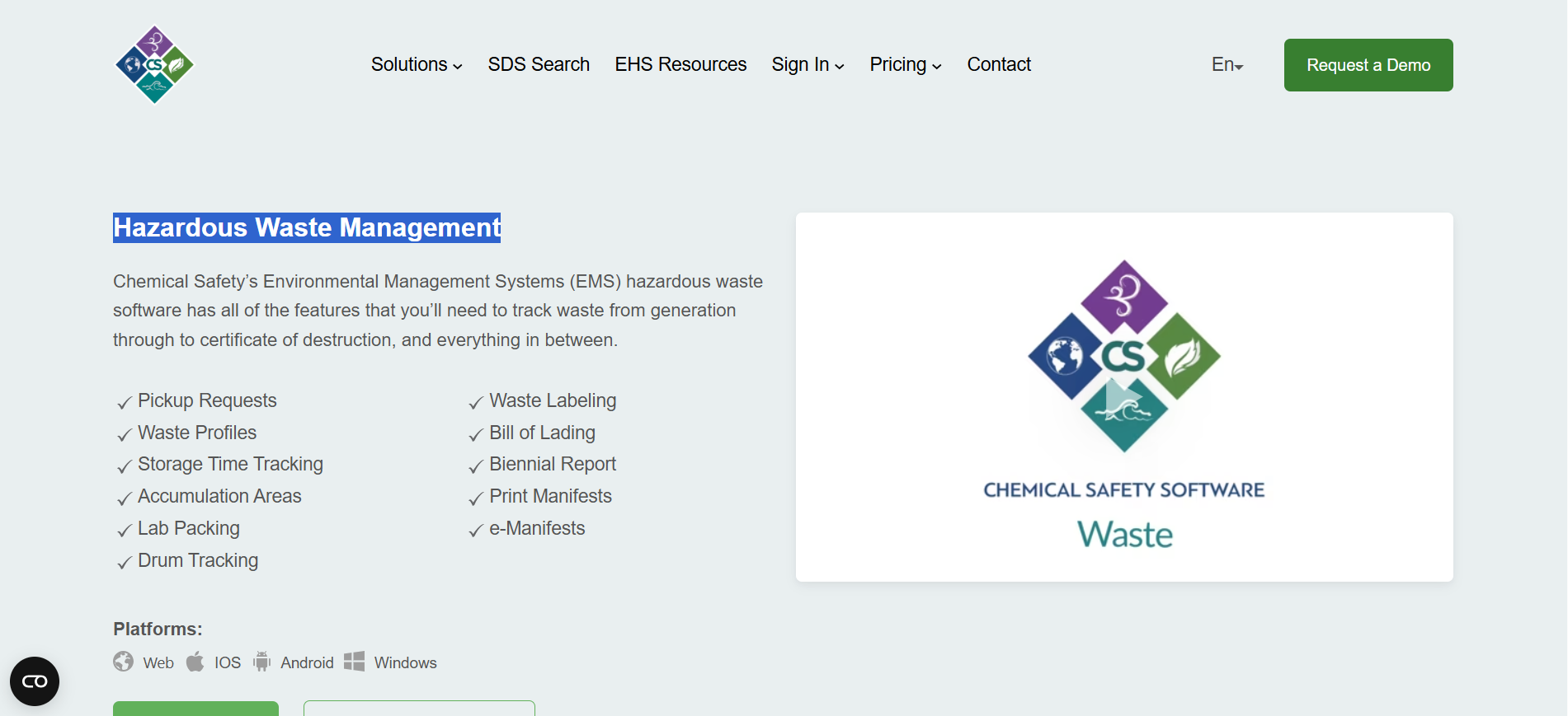 Chemical Safety Website