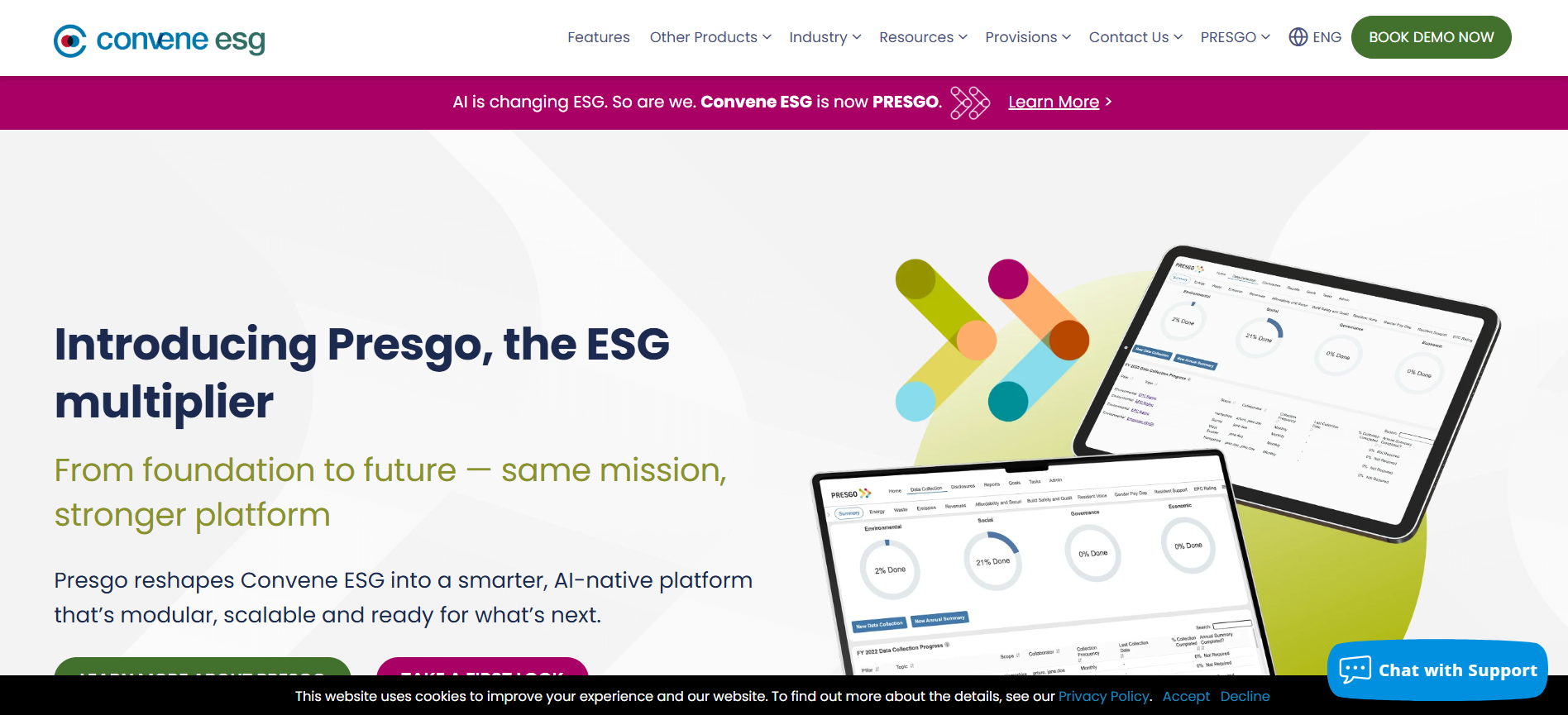Convene ESG Website