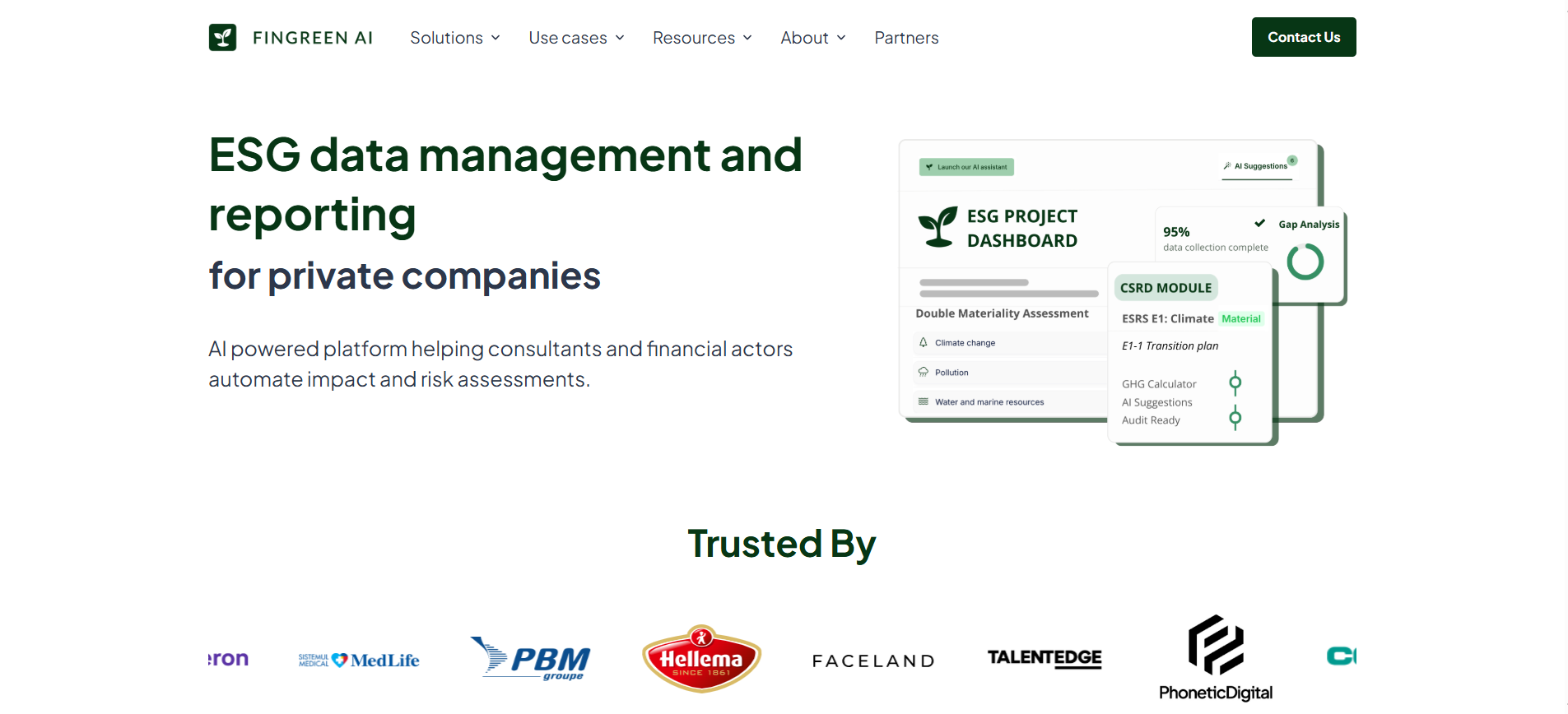 FinGreen ESG Platform