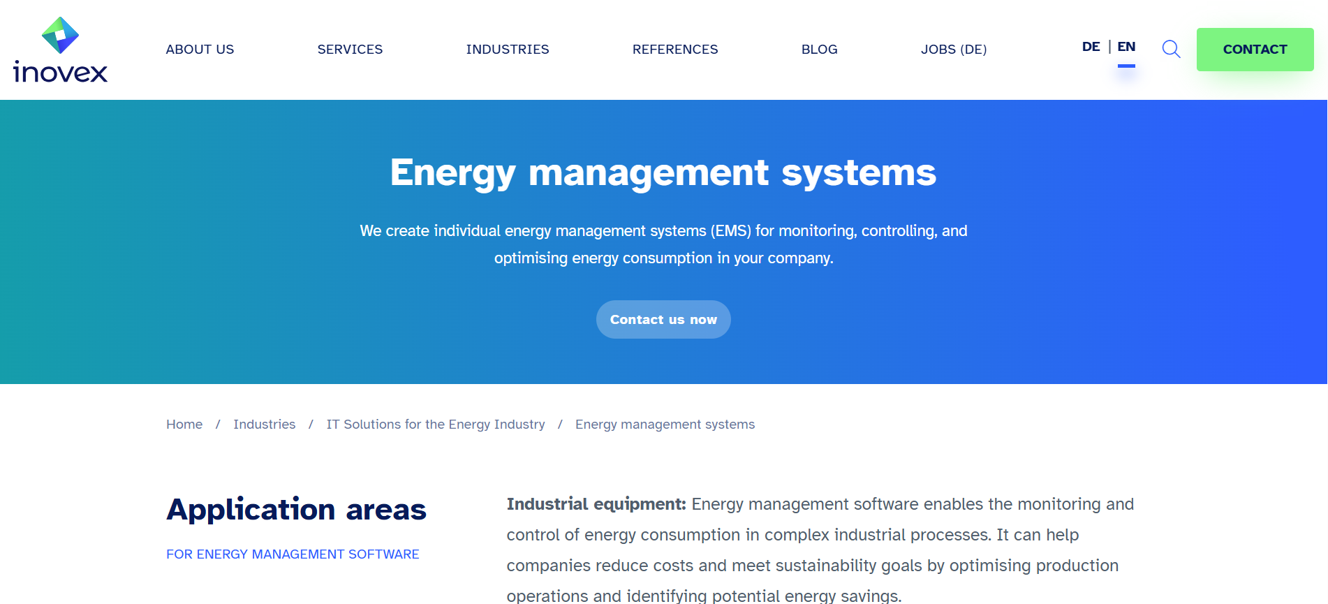 Inovex Website
