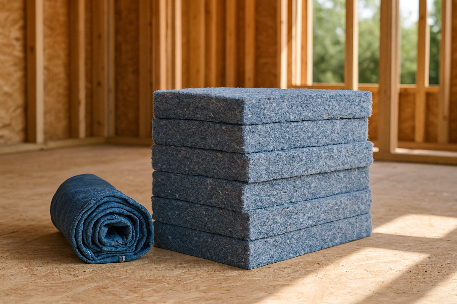 Picture of Recycled Denim Insulation Converts Old Jeans into Building Insulation ...