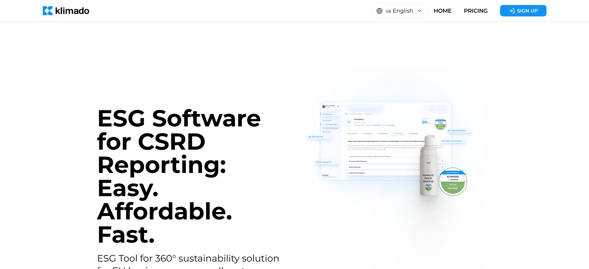 Klimado Website