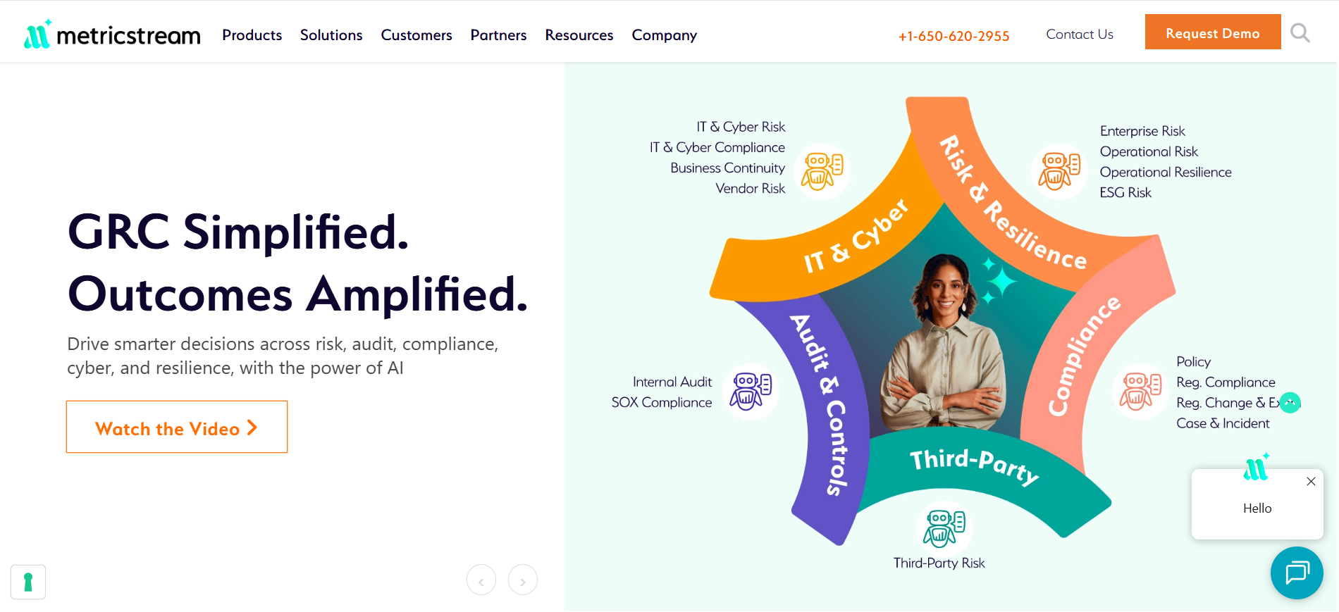 MetricStream Website