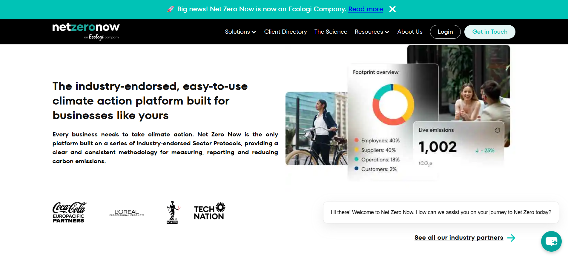 Net Zero Now Website