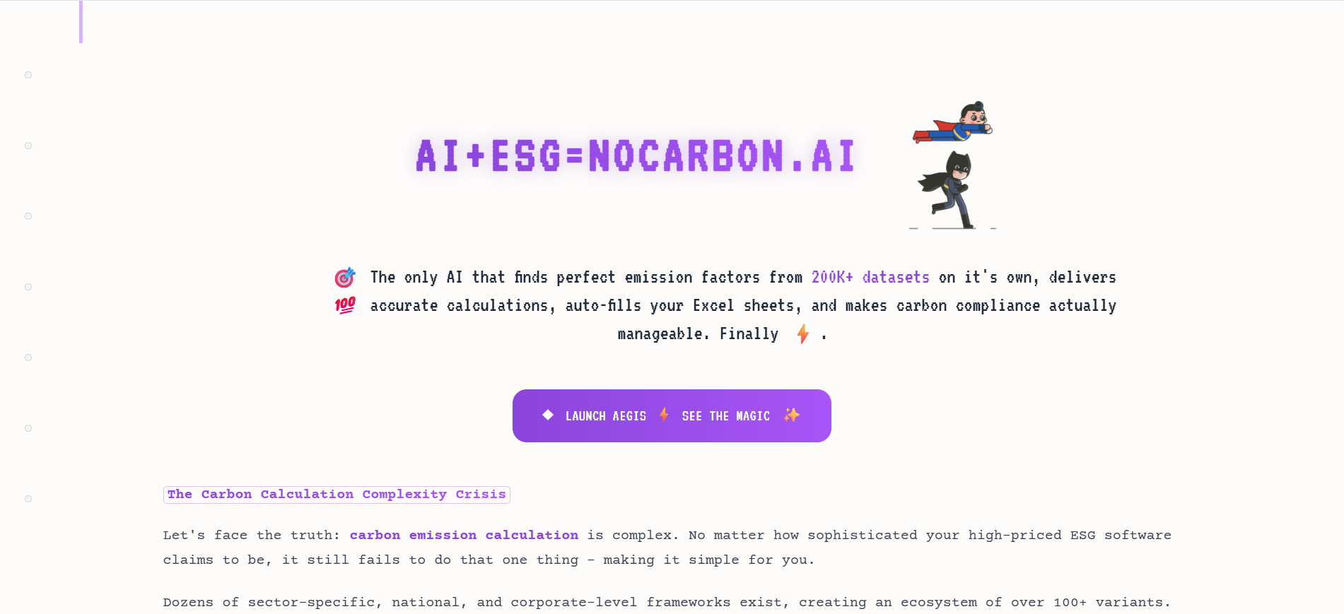 NoCarbon.ai Website