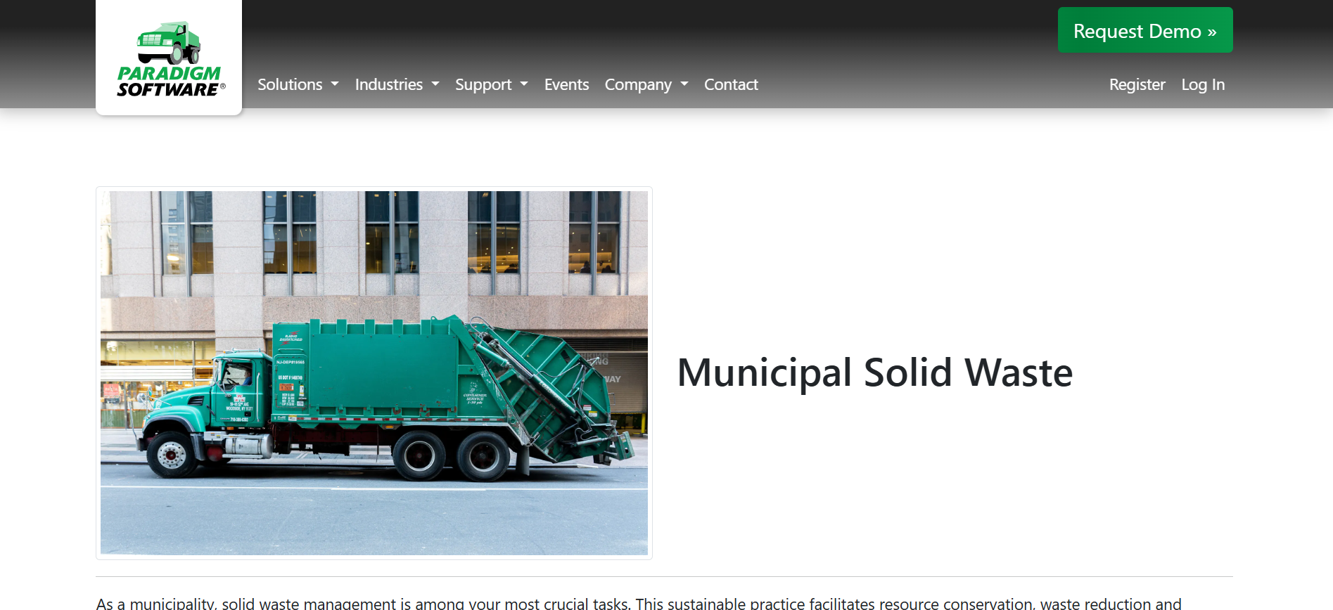 Paradigm Software Website