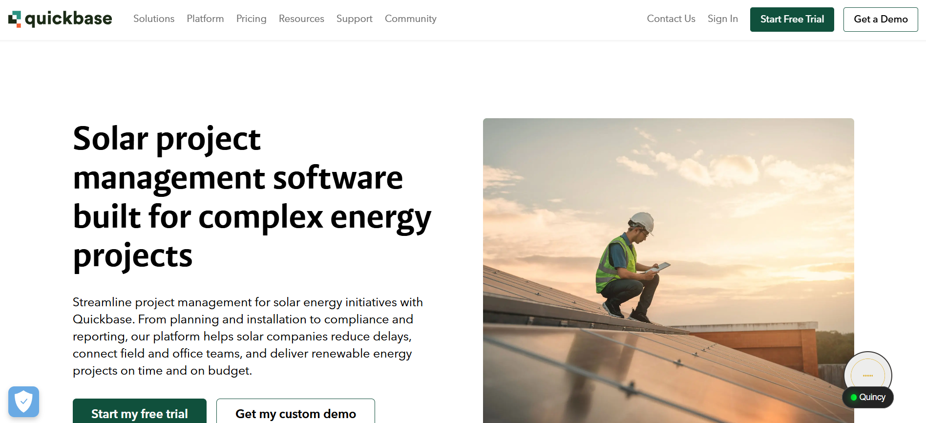 Quickbase Website