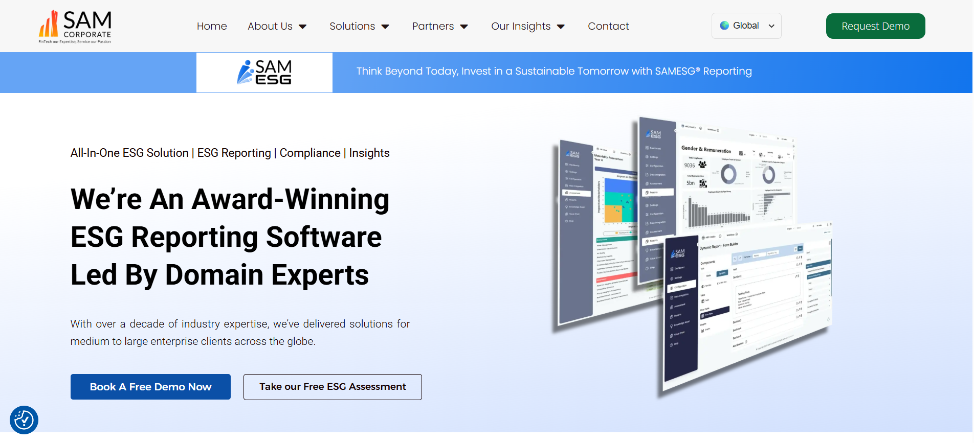 SAM Corporate ESG Website