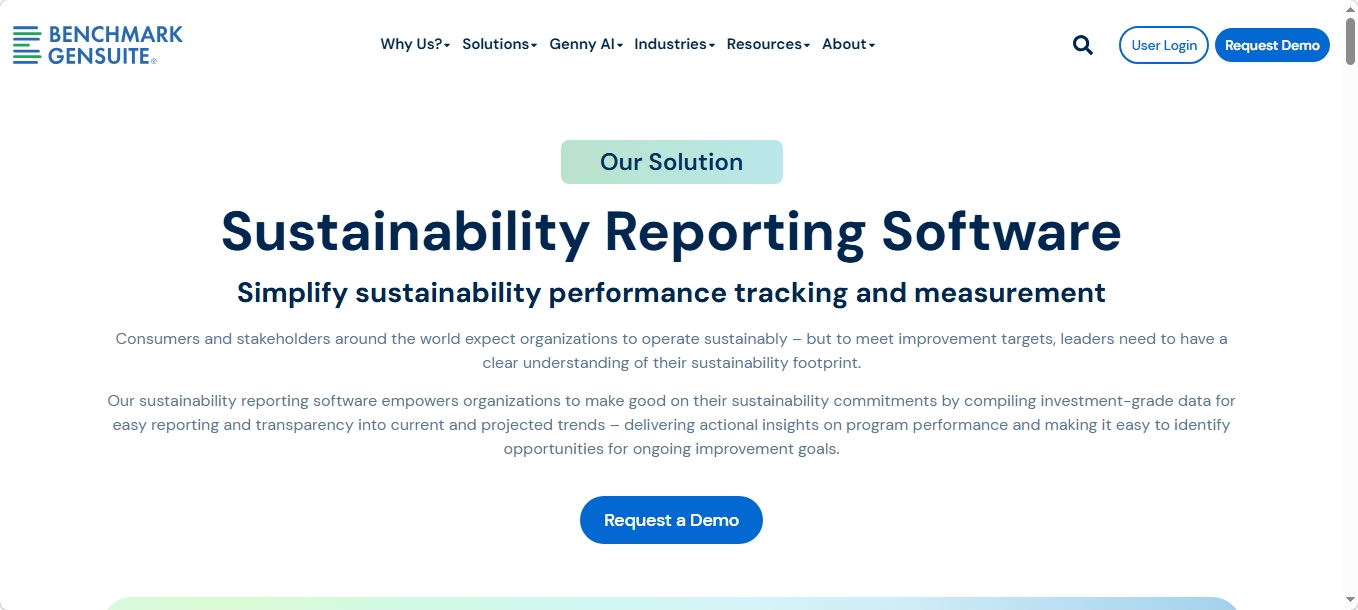 Benchmark Gensuite website