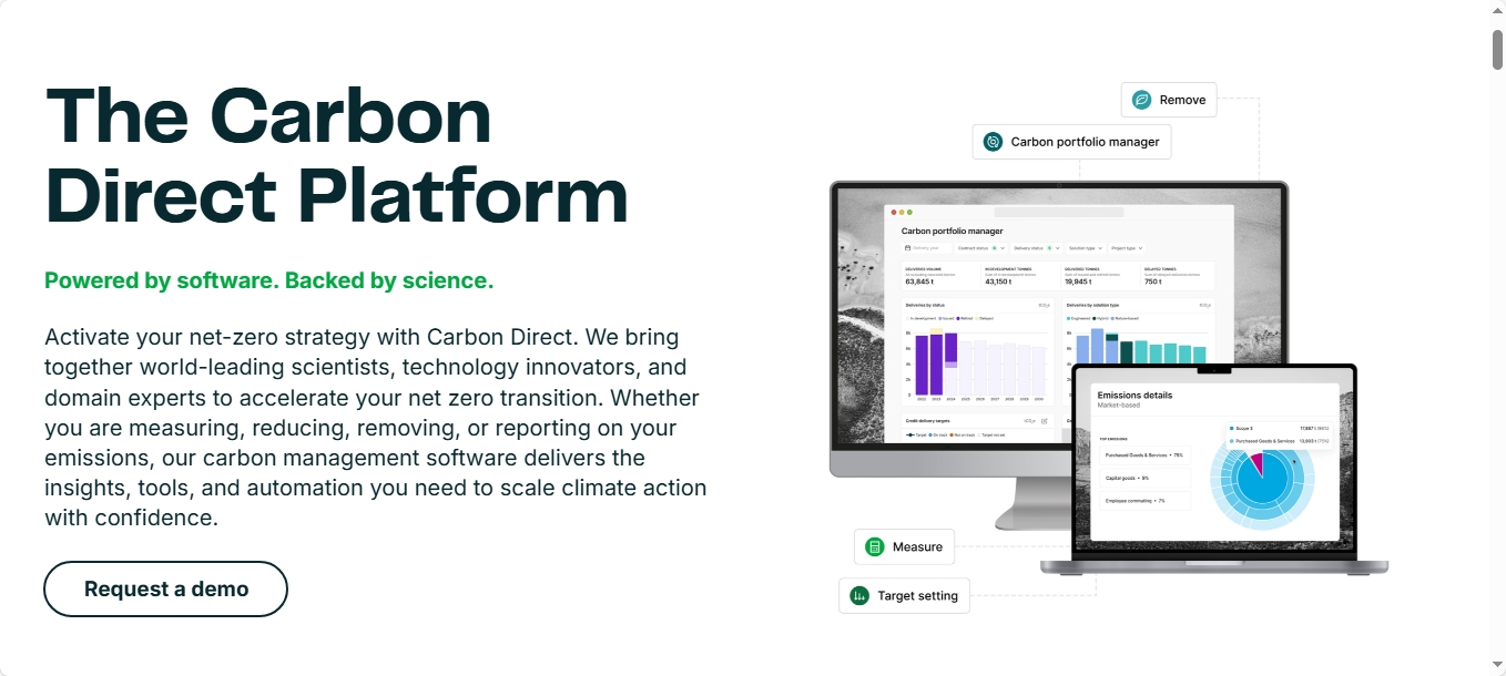 Carbon Direct website