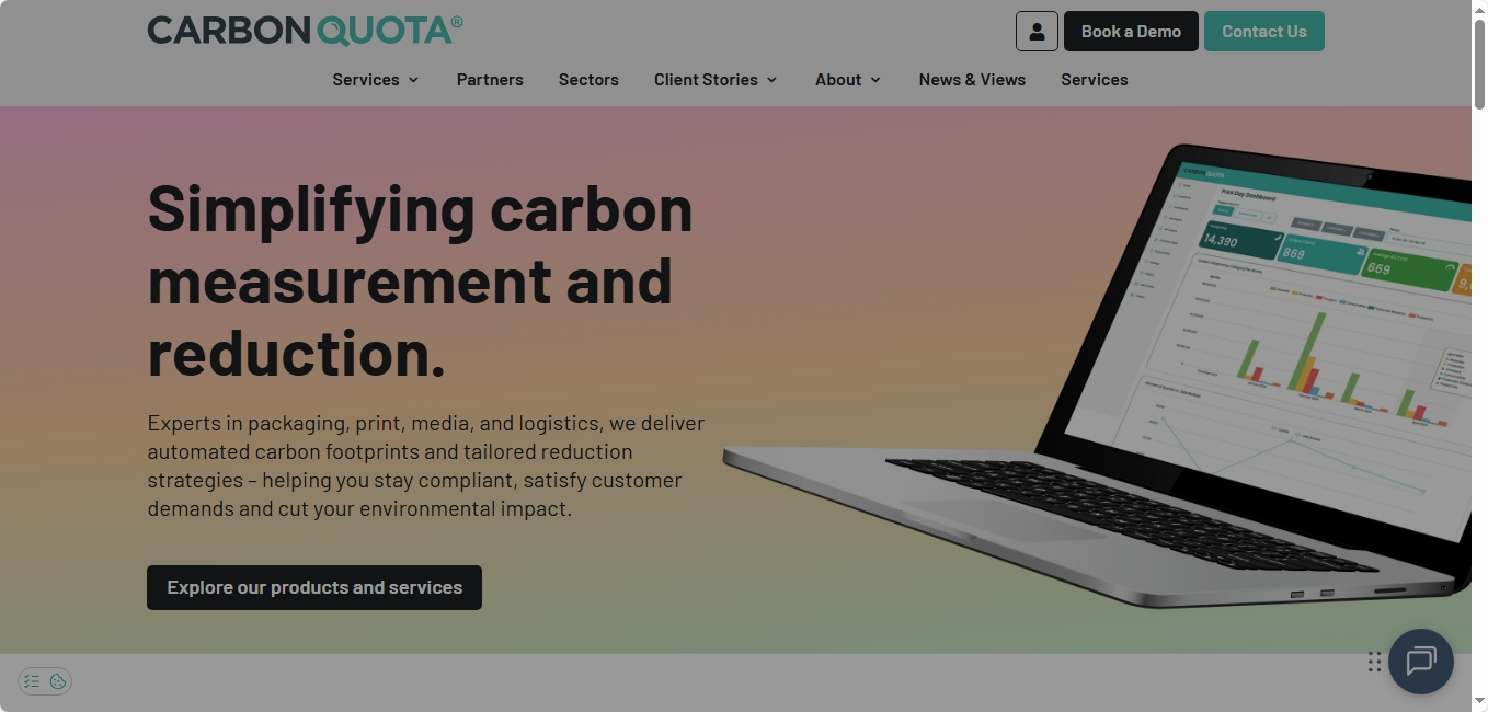 CarbonQuota website.