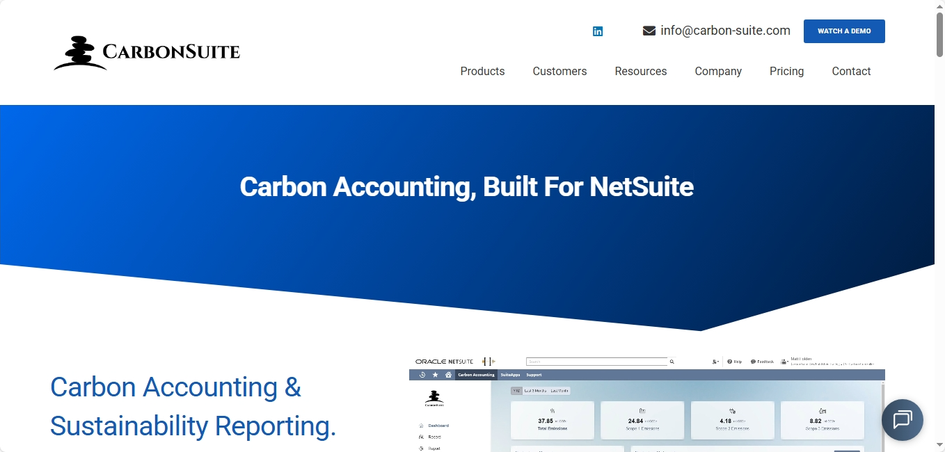 CarbonSuite Website