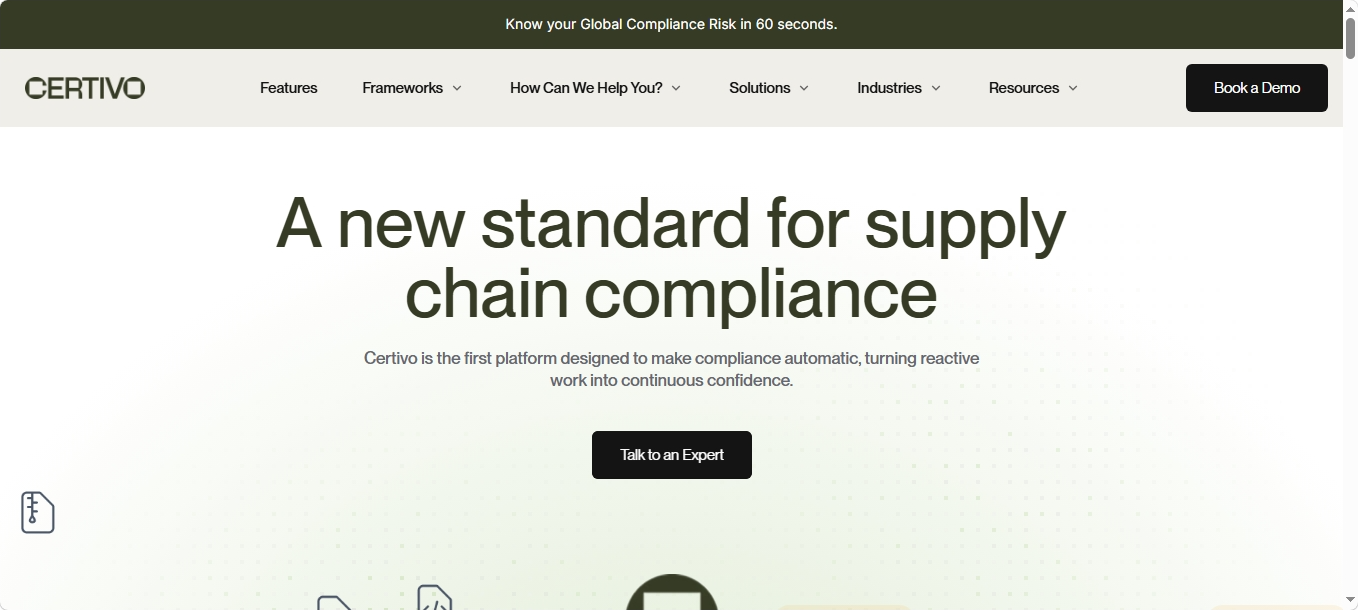 Certivo website