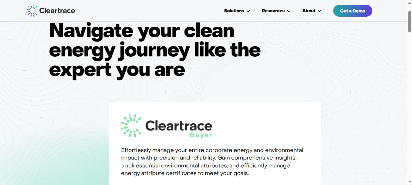 Cleartrace website
