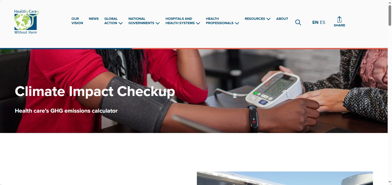 https://healthcareclimateaction.org/checkup