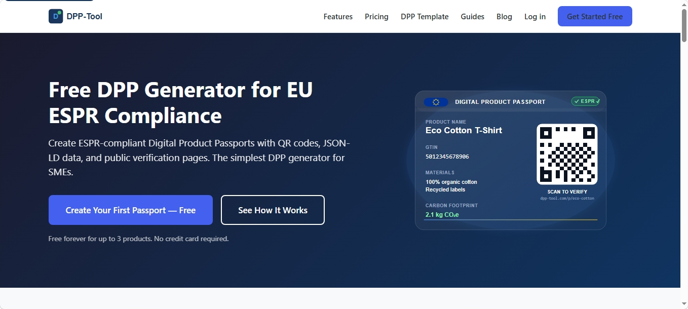 DPP Tool website