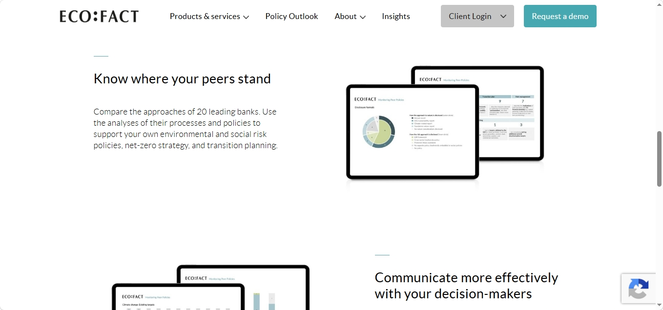 Ecofact website
