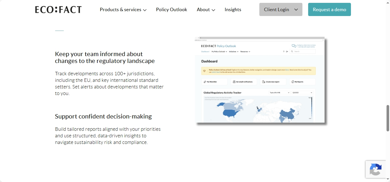 Ecofact website