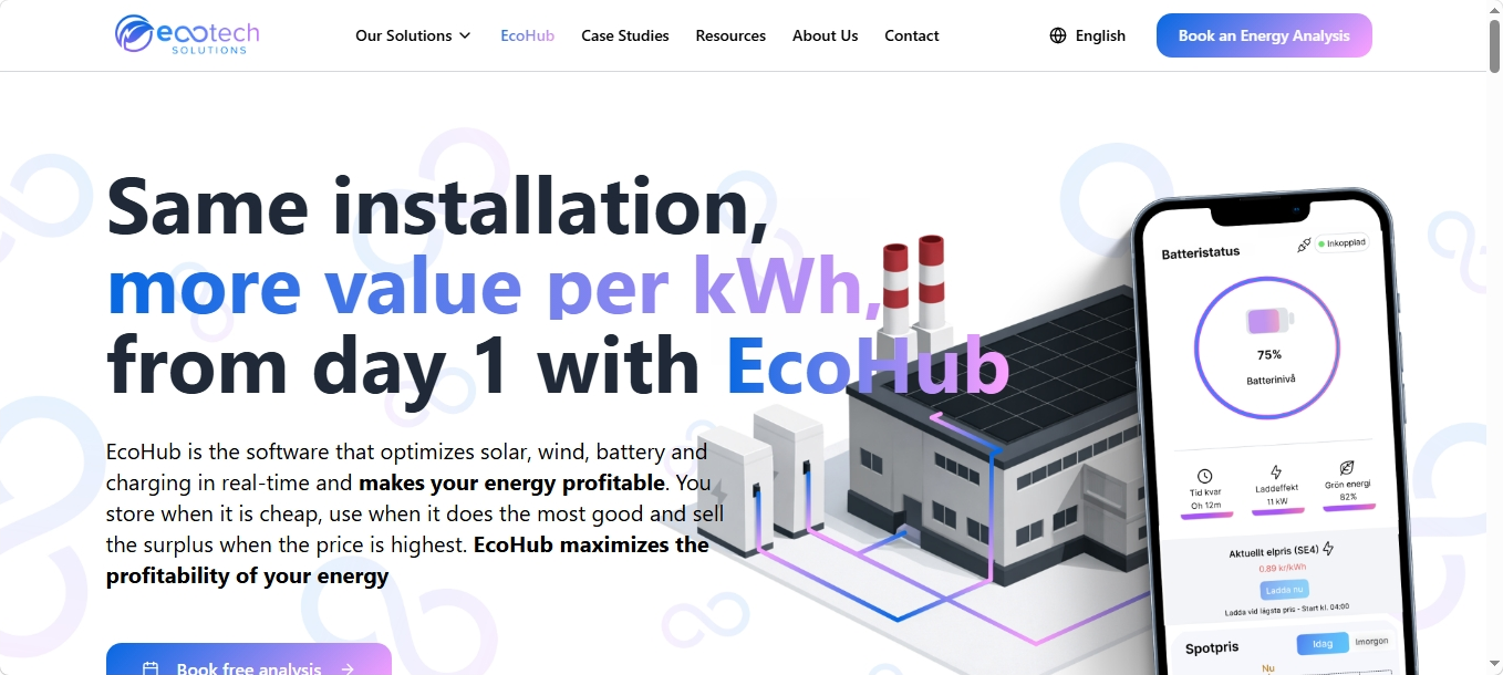 https://www.ecotechsolutions.se/en/ecohub