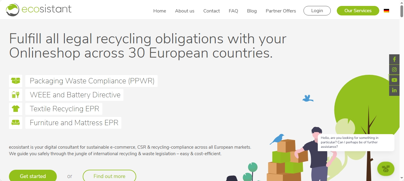 ecosistant website