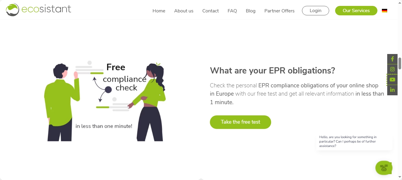 ecosistant website