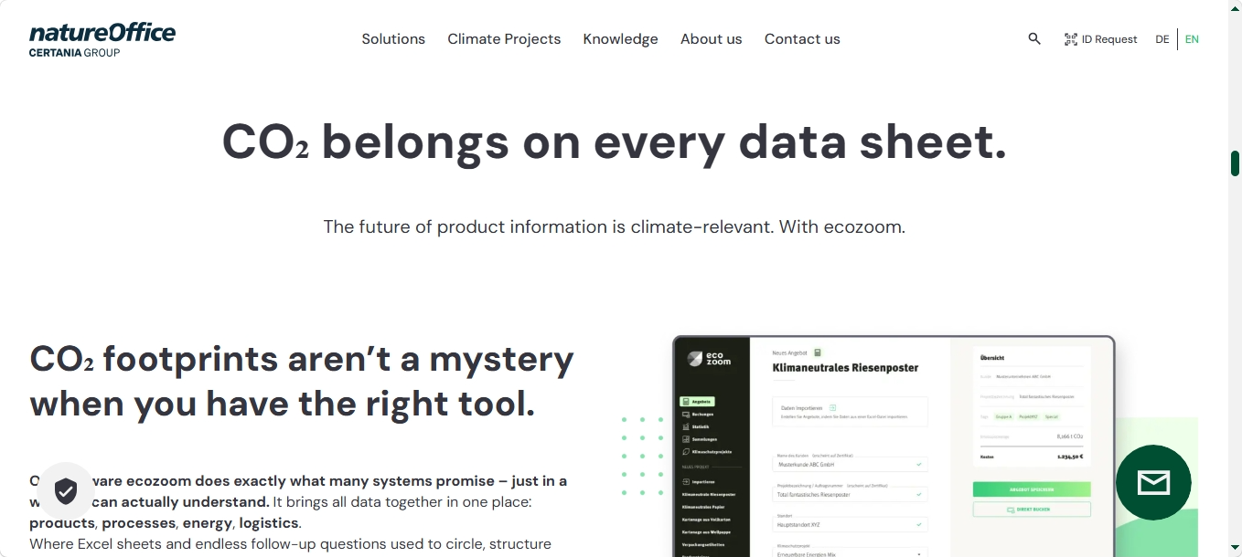 natureOffice website