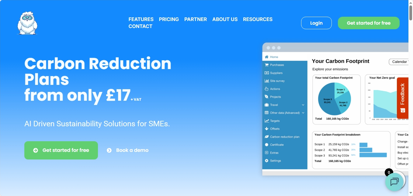 Enistic Earth website