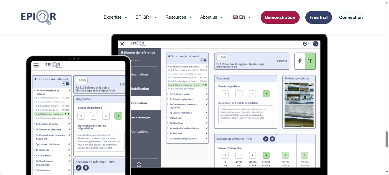 EPIQR website