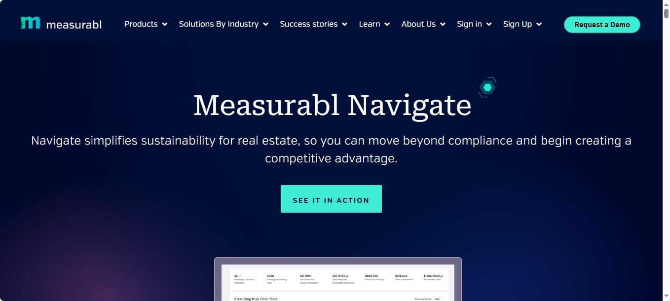 Measurabl website
