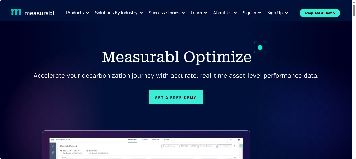 Measurabl website