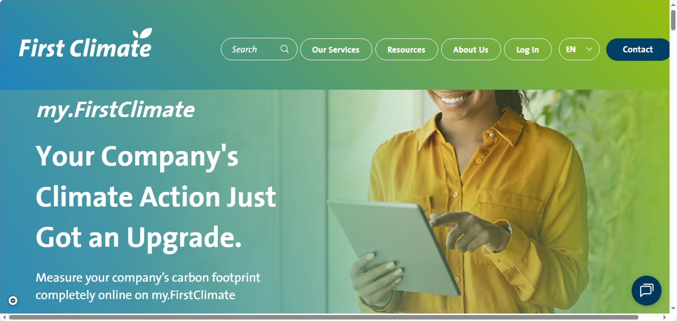 First Climate website
