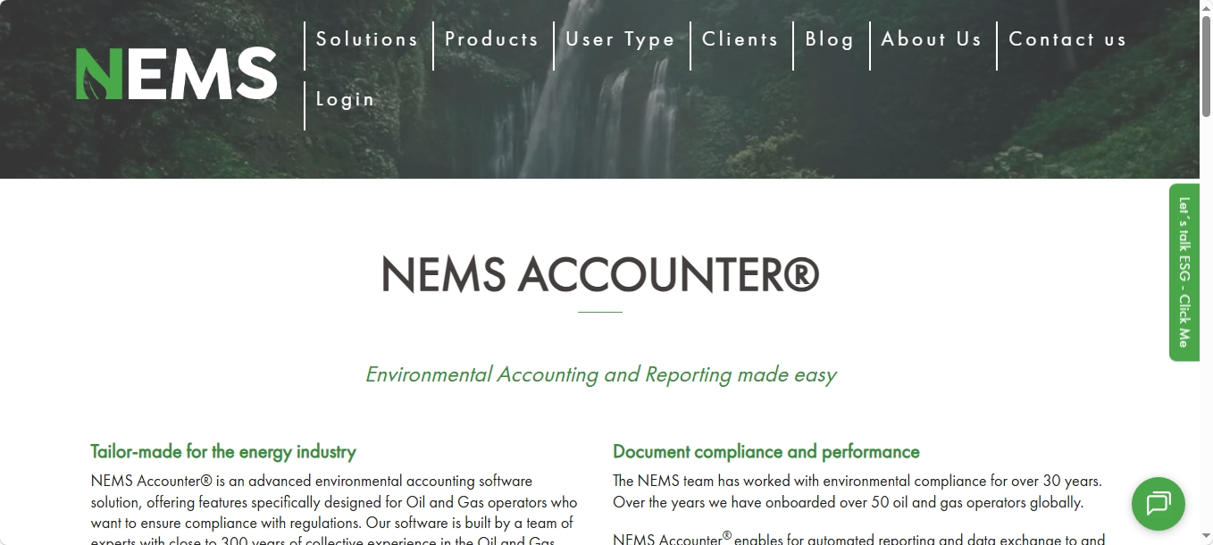 NEMS website