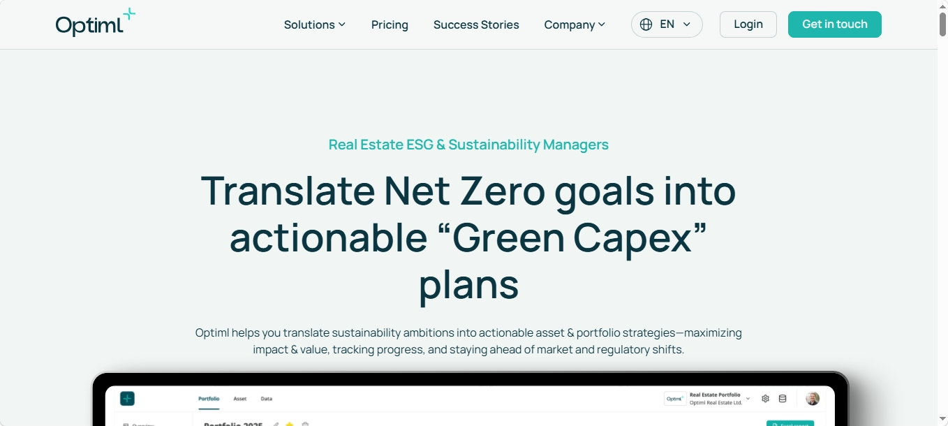 Optiml website
