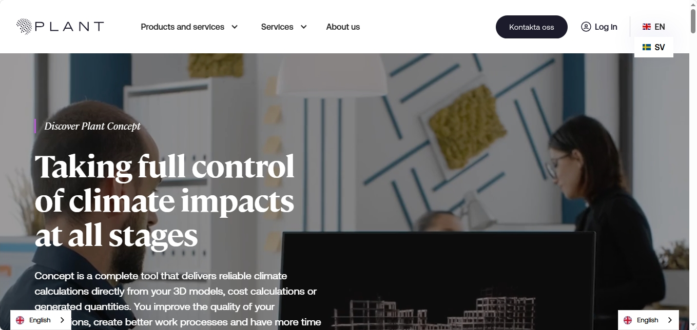 Plant website