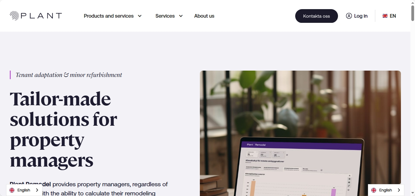 Plant website