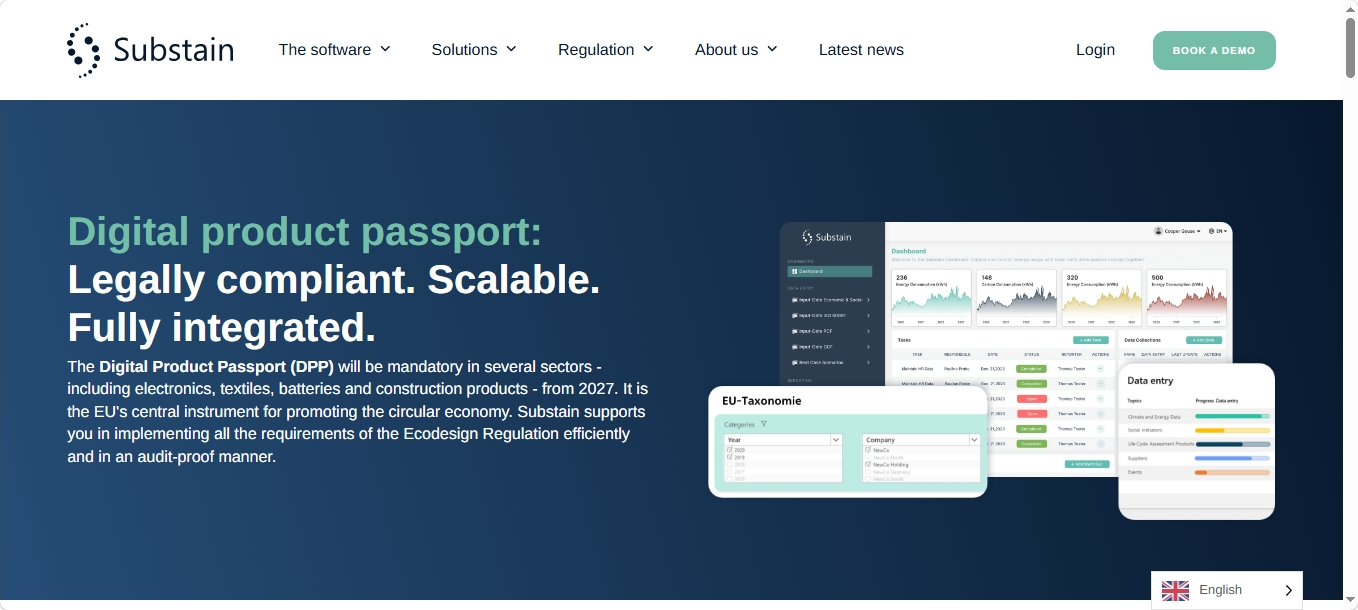 Substain website