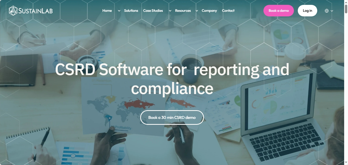 Sustainlab website