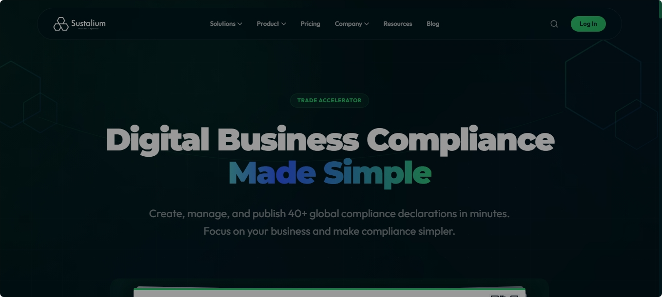 Sustalium website