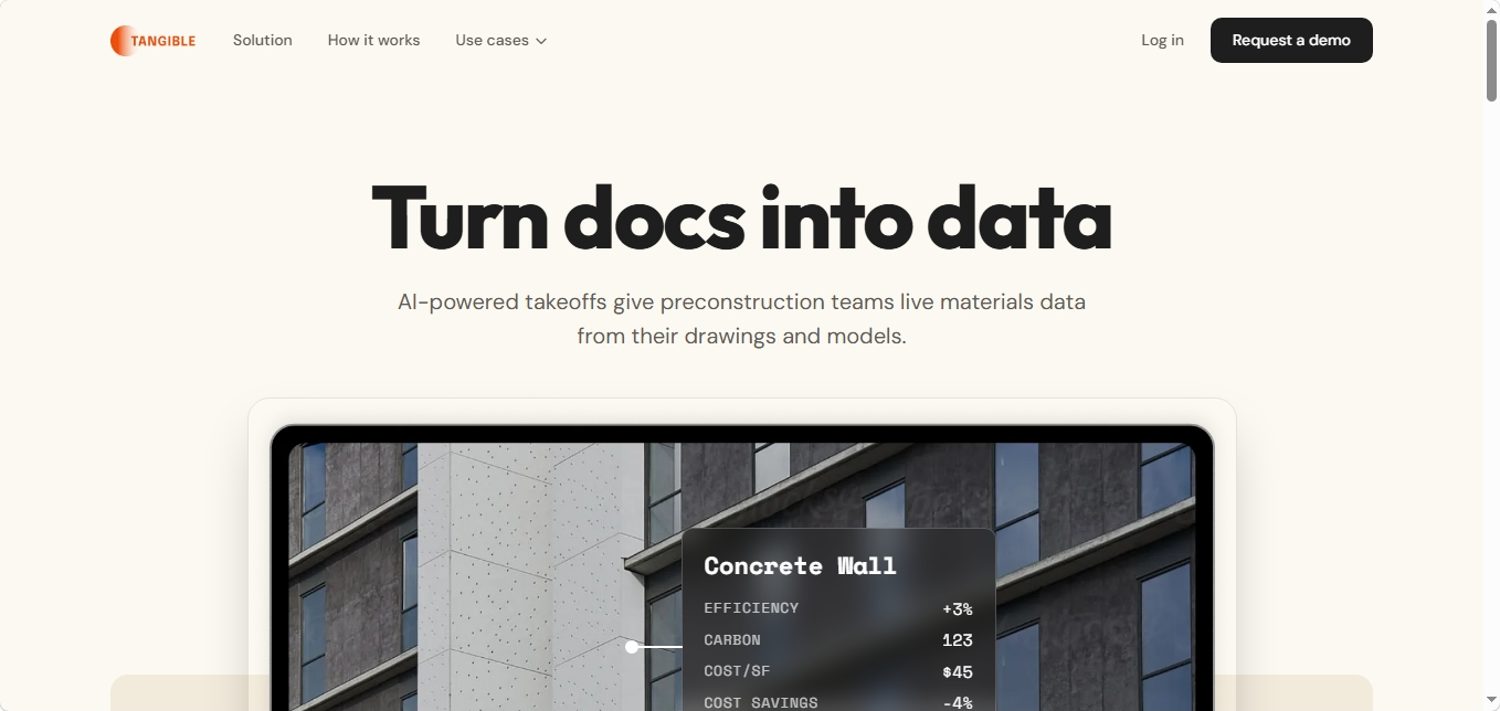 Tangible website