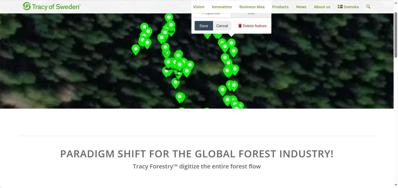 Tracy of Sweden website