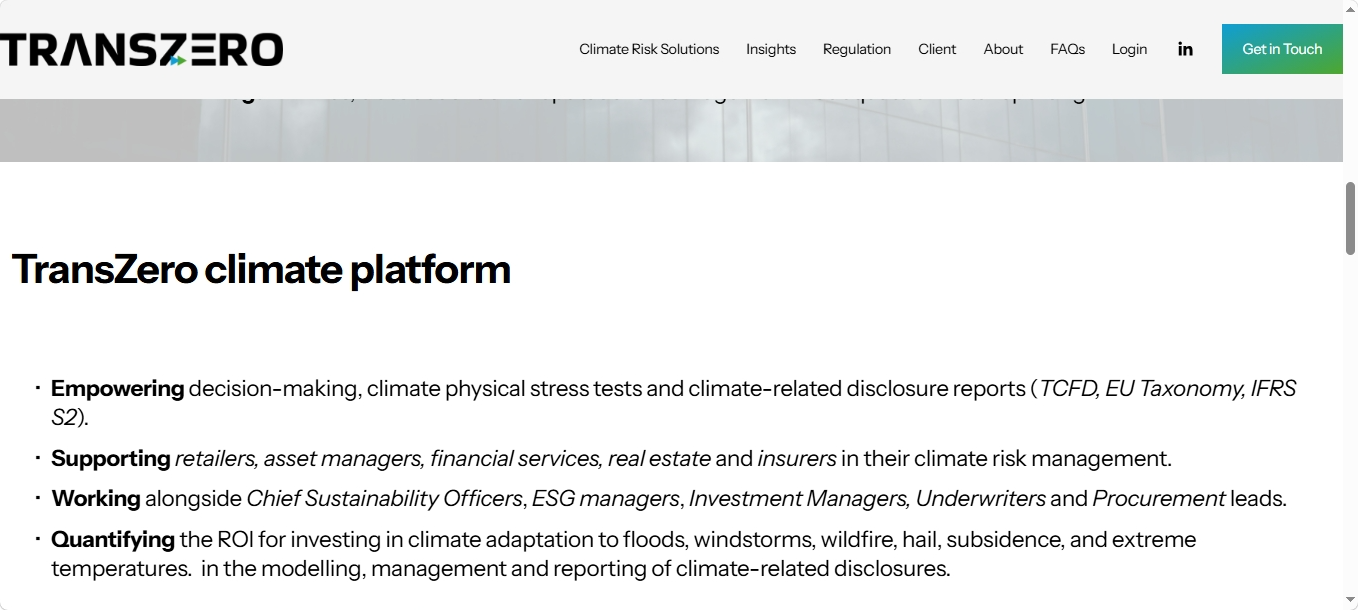 TransZero website