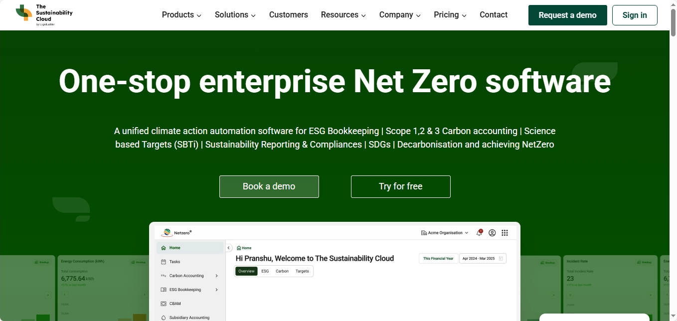 TSC NetZero website