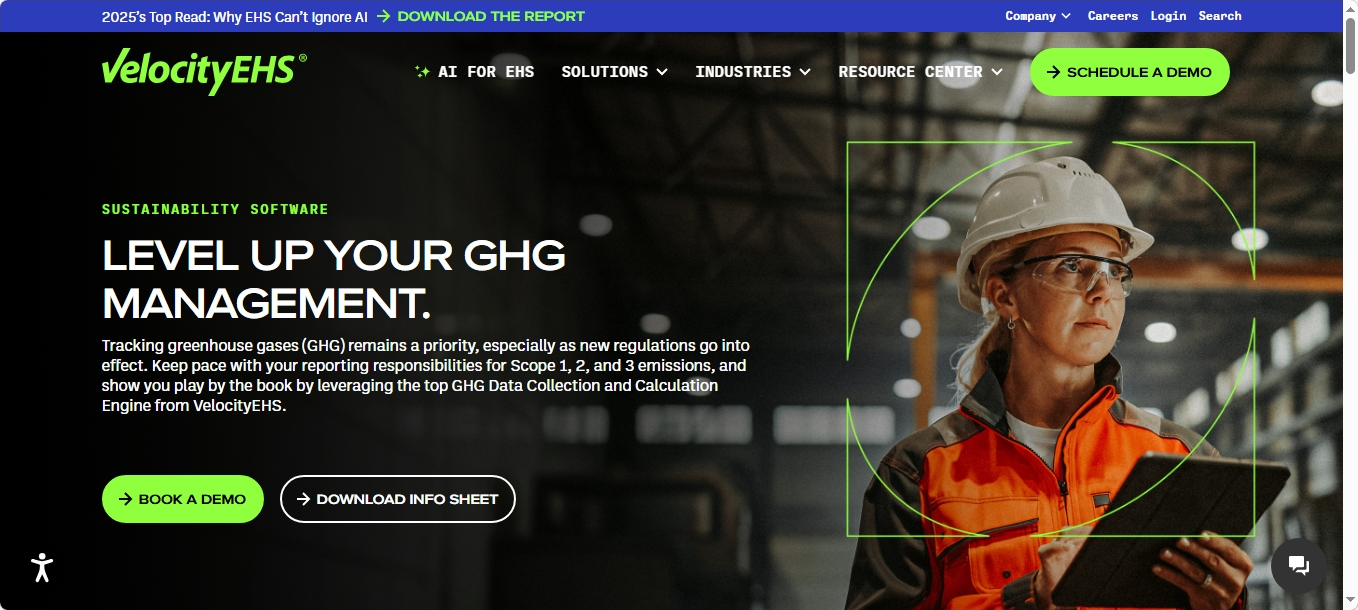 VelocityEHS website