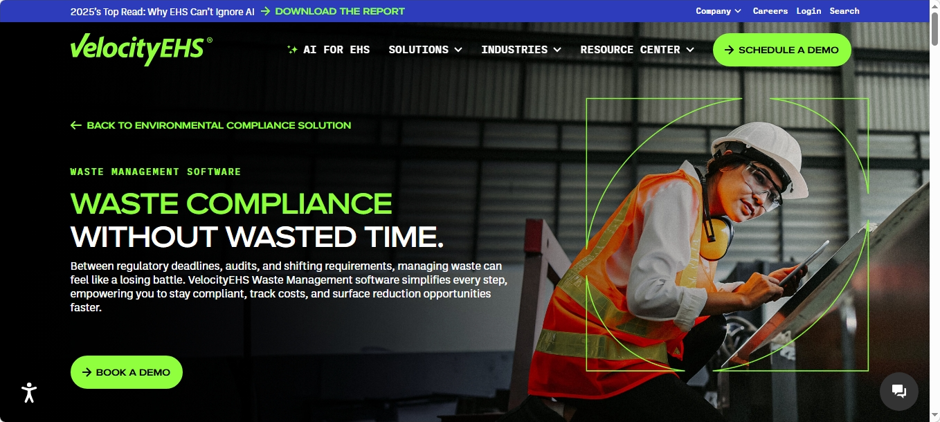 VelocityEHS website