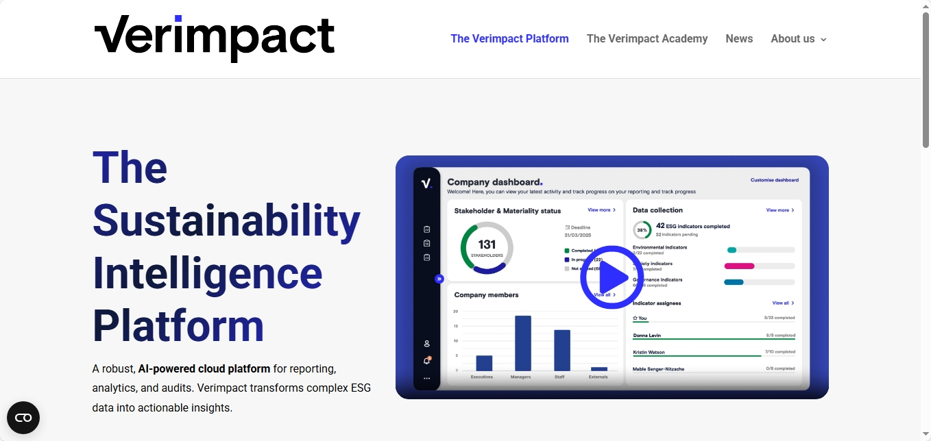 Verimpact website