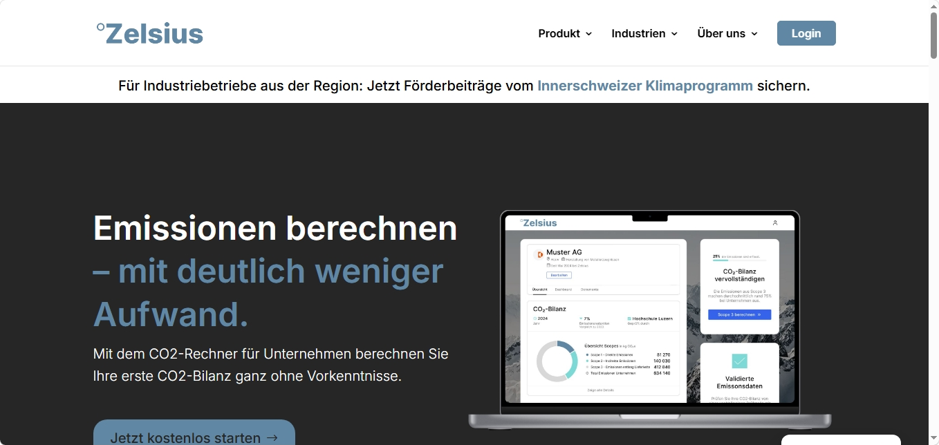 Zelsius website